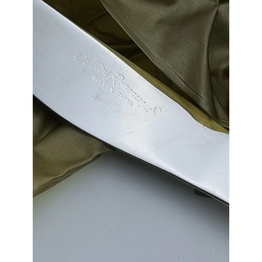 Cellini Romanesque Gold Electroplated Flatware MCM Japan Silverware Vintage